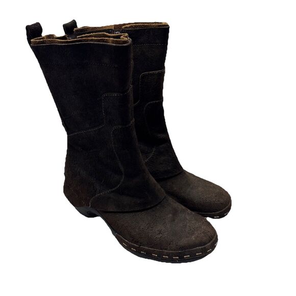 Merrell Womens Dark Brown EXPRESSO Suede Leather Mid-Calf Boots Size 6.5 - Picture 1 of 7